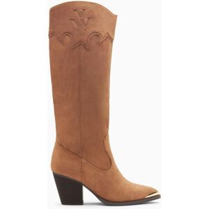 Vanessa Wu Bottes santiags Maud camel à talon 40 female - Publicité Vanessa Wu Bottes santiags Maud camel à talon 40 female - Publicité