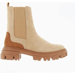 Vanessa Wu Bottines à plateforme oversize Femme - Camel 40 female - Publicité Vanessa Wu Bottines à plateforme oversize Femme - Camel 40 female - Publicité