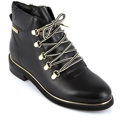 Les Tropéziennes par M.Belarbi Bottines femme noir MOONY en cuir 41 female - Publicité Les Tropéziennes par M.Belarbi Bottines femme noir MOONY en cuir 41 female - Publicité