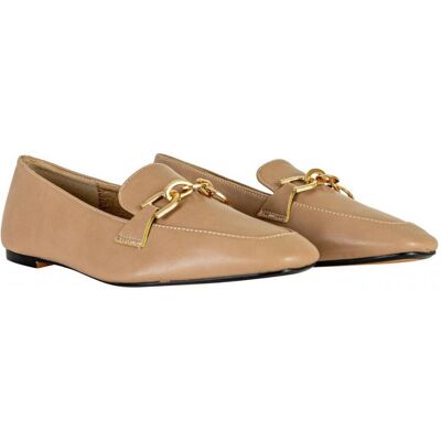 3S. x Le Vestiaire Mocassin Caro beige kaki en cuir 38 female - Publicité 3S. x Le Vestiaire Mocassin Caro beige kaki en cuir 38 female - Publicité
