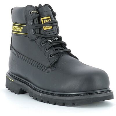 Caterpillar Boots Homme HOLTON ST SB HR Noir en cuir 41 male - Publicité Caterpillar Boots Homme HOLTON ST SB HR Noir en cuir 41 male - Publicité