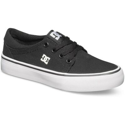 Dc Shoes Baskets garçon gris/blanc noir en tissu 33 unisex - Publicité Dc Shoes Baskets garçon gris/blanc noir en tissu 33 unisex - Publicité