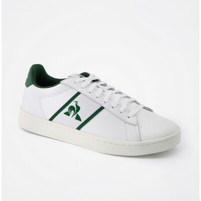 Le Coq Sportif Baskets CLASSIC SOFT Blanc/Noir en cuir 40 male - Publicité Le Coq Sportif Baskets CLASSIC SOFT Blanc/Noir en cuir 40 male - Publicité