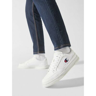 Champion Basket Winston Low Cut blanc pour homme 40 male - Publicité Champion Basket Winston Low Cut blanc pour homme 40 male - Publicité