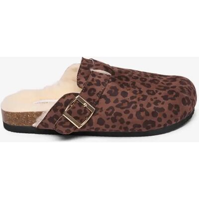 Les Petites Bombes Mules fourrées chocolat léopard 39 female - Publicité Les Petites Bombes Mules fourrées chocolat léopard 39 female - Publicité