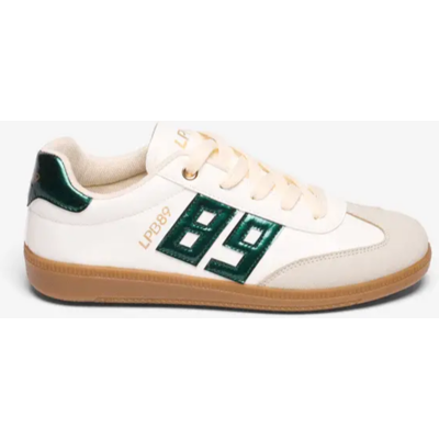 Les Petites Bombes Baskets blanches avec détails verts métallisés blanc perle 40 female - Publicité Les Petites Bombes Baskets blanches avec détails verts métallisés blanc perle 40 female - Publicité