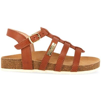 Les Tropéziennes par M.Belarbi Sandales enfant IZAZ marron en cuir 28 unisex - Publicité Les Tropéziennes par M.Belarbi Sandales enfant IZAZ marron en cuir 28 unisex - Publicité