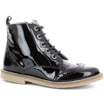 Kickers Bottillon enfant TYROL Noir en cuir 31 unisex - Publicité Kickers Bottillon enfant TYROL Noir en cuir 31 unisex - Publicité