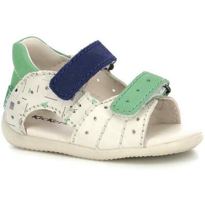 Kickers Sandale Bebe Garcon BOPING blanc en cuir 23 unisex - Publicité Kickers Sandale Bebe Garcon BOPING blanc en cuir 23 unisex - Publicité