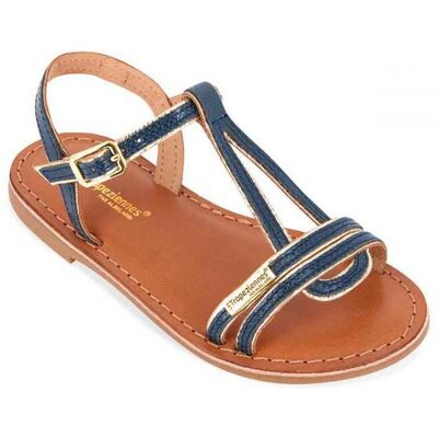 Les Tropéziennes par M.Belarbi Sandale enfant BADAZAR Bleu Marine en cuir 29 unisex - Publicité Les Tropéziennes par M.Belarbi Sandale enfant BADAZAR Bleu Marine en cuir 29 unisex - Publicité