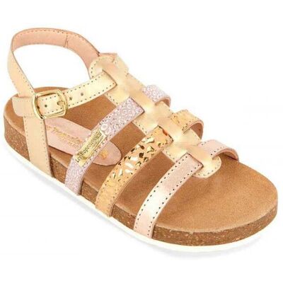 Les Tropéziennes par M.Belarbi Sandale enfant IZAZ Multicolore rose en cuir 34 unisex - Publicité Les Tropéziennes par M.Belarbi Sandale enfant IZAZ Multicolore rose en cuir 34 unisex - Publicité