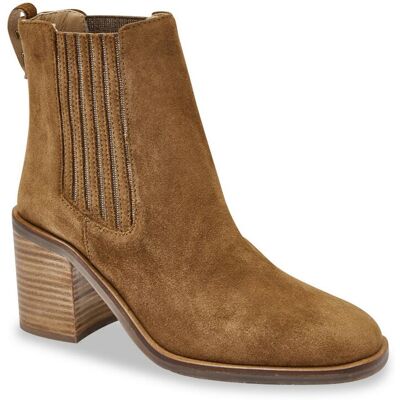 Les Tropéziennes par M.Belarbi Boots - Camel en cuir 36 female - Publicité Les Tropéziennes par M.Belarbi Boots - Camel en cuir 36 female - Publicité