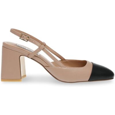 Steve Madden Sandale en cuir marron et noir Zeina 40 female - Publicité Steve Madden Sandale en cuir marron et noir Zeina 40 female - Publicité