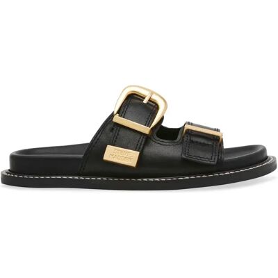Steve Madden Sandales Arch-E cuir noir 41 female - Publicité Steve Madden Sandales Arch-E cuir noir 41 female - Publicité