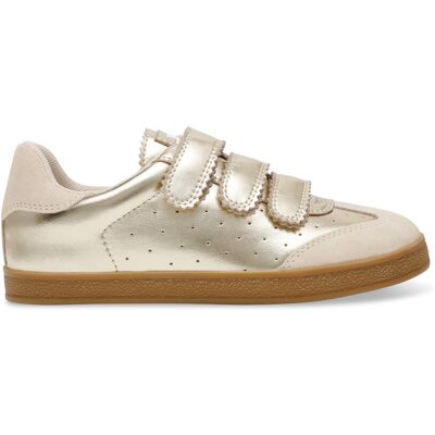 Steve Madden Basket Femme Or en cuir 39 female - Publicité Steve Madden Basket Femme Or en cuir 39 female - Publicité
