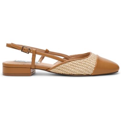 Steve Madden Slingback Belinda en cuir marron 40 female - Publicité Steve Madden Slingback Belinda en cuir marron 40 female - Publicité