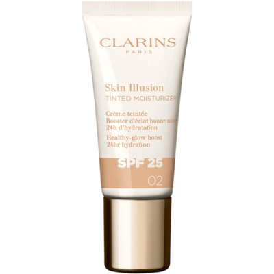 Clarins - Skin Illusion Tinted Moisturizer SPF25 - Publicité Clarins - Skin Illusion Tinted Moisturizer SPF25 - Publicité