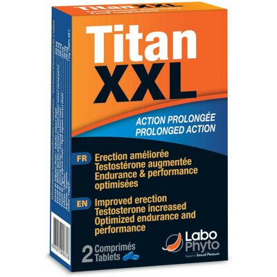 Labophyto Titan XXL 2 comprimés male - Publicité Labophyto Titan XXL 2 comprimés male - Publicité