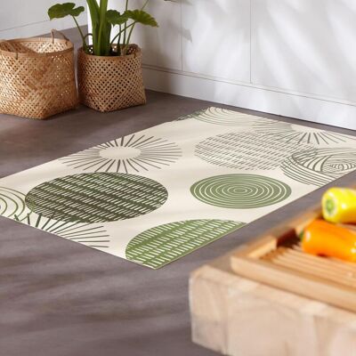 Becquet DALIA TAPIS VINYL Tap. vinyle vert 60 x 80 cm unisex - Publicité Becquet DALIA TAPIS VINYL Tap. vinyle vert 60 x 80 cm unisex - Publicité