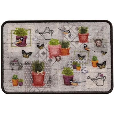 Becquet Tapis Multi Usages Gris ERBARIO 40 x 60 cm unisex - Publicité Becquet Tapis Multi Usages Gris ERBARIO 40 x 60 cm unisex - Publicité
