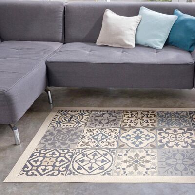 Becquet Tapis Vinyl Carreaux Beige KYLAS Taille unique unisex - Publicité Becquet Tapis Vinyl Carreaux Beige KYLAS Taille unique unisex - Publicité