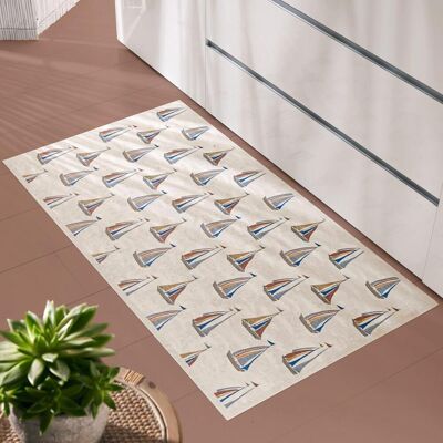 Becquet VOILIERS TAPIS V Tap. vinyle multi 150 cm unisex - Publicité Becquet VOILIERS TAPIS V Tap. vinyle multi 150 cm unisex - Publicité