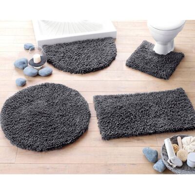 Becquet Tapis de bain pur coton 1500 g/m² CONFORT - Anthracite 70 x 120 cm unisex - Publicité Becquet Tapis de bain pur coton 1500 g/m² CONFORT - Anthracite 70 x 120 cm unisex - Publicité