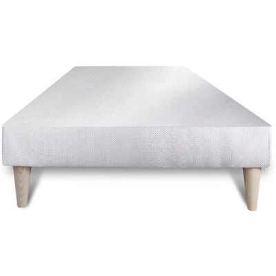 Septnuits Sommier Blanc en tissu 90 x 190 cm unisex - Publicité Septnuits Sommier Blanc en tissu 90 x 190 cm unisex - Publicité