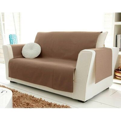Becquet Protège-fauteuil et canapé universels antiglisse LONASOFT - marron 190 x 200 cm unisex - Publicité Becquet Protège-fauteuil et canapé universels antiglisse LONASOFT - marron 190 x 200 cm unisex - Publicité