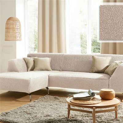 Becquet Housse de Fauteuil Extensible tissu bouclette ROC Beige Crème 1 place unisex - Publicité Becquet Housse de Fauteuil Extensible tissu bouclette ROC Beige Crème 1 place unisex - Publicité