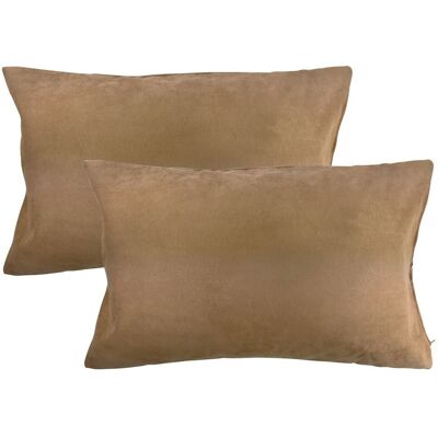 Becquet Lot de 2 housses de coussin KEVARA - beige 35 x 60 cm unisex - Publicité Becquet Lot de 2 housses de coussin KEVARA - beige 35 x 60 cm unisex - Publicité