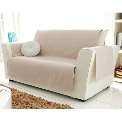 Becquet Protège-fauteuil et canapé universels antiglisse LONASOFT - Beige 150 x 200 cm unisex - Publicité Becquet Protège-fauteuil et canapé universels antiglisse LONASOFT - Beige 150 x 200 cm unisex - Publicité