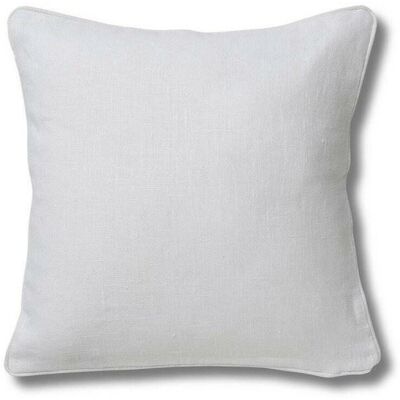 Becquet Housse de coussin LIN LAVE 40x40 blanc 40 x 40 cm unisex - Publicité Becquet Housse de coussin LIN LAVE 40x40 blanc 40 x 40 cm unisex - Publicité
