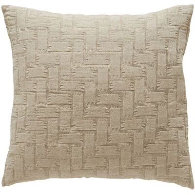 Becquet Housse de Coussin, oreiller en Coton tissé jacquard CL.LADRI - Beige 60 x 60 cm unisex - Publicité Becquet Housse de Coussin, oreiller en Coton tissé jacquard CL.LADRI - Beige 60 x 60 cm unisex - Publicité