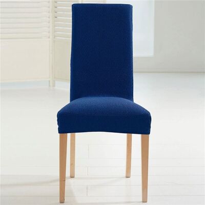 Becquet Housse de chaise extensible TUNEZ - Bleu roi 50 x 50 cm unisex - Publicité Becquet Housse de chaise extensible TUNEZ - Bleu roi 50 x 50 cm unisex - Publicité