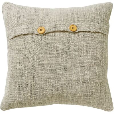 Becquet Lot de 2 housses de coussin en coton beige - TABATA 40 x 40 cm unisex - Publicité Becquet Lot de 2 housses de coussin en coton beige - TABATA 40 x 40 cm unisex - Publicité