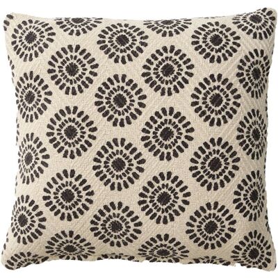 Becquet Lot de 2 housses de coussin en coton écru à motif gris zinc - EMPREINTE 40 x 40 cm unisex - Publicité Becquet Lot de 2 housses de coussin en coton écru à motif gris zinc - EMPREINTE 40 x 40 cm unisex - Publicité