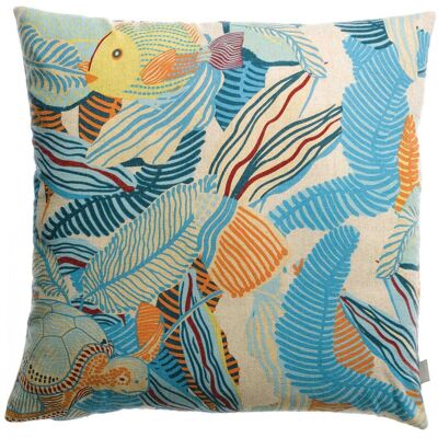 Maison Vivaraise Coussin imprimé DORI Lagon 30 x 50 cm unisex - Publicité Maison Vivaraise Coussin imprimé DORI Lagon 30 x 50 cm unisex - Publicité