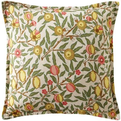 Becquet Coussin en coton écru à motif citrons jaune - CAPRI 30 x 50 cm unisex - Publicité Becquet Coussin en coton écru à motif citrons jaune - CAPRI 30 x 50 cm unisex - Publicité
