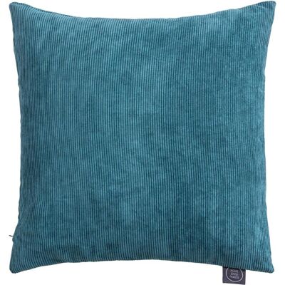 Becquet Coussin en velours côtelé bleu canard - TIGER 45 x 45 cm unisex - Publicité Becquet Coussin en velours côtelé bleu canard - TIGER 45 x 45 cm unisex - Publicité