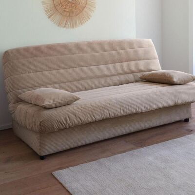 Becquet Bande de socle clic-clac en velours côtelé beige grège - FAR CLIC CLAC Taille unique unisex - Publicité Becquet Bande de socle clic-clac en velours côtelé beige grège - FAR CLIC CLAC Taille unique unisex - Publicité