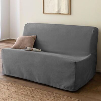 Becquet Housse BZ velours 3 places GALENA BZ - gris anthracite unisex - Publicité Becquet Housse BZ velours 3 places GALENA BZ - gris anthracite unisex - Publicité