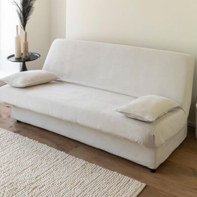 Becquet Bande de socle clic-clac en polyester effet velours beige grège - GALENA 47 cm unisex - Publicité Becquet Bande de socle clic-clac en polyester effet velours beige grège - GALENA 47 cm unisex - Publicité