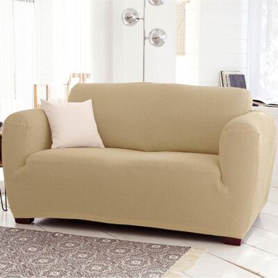 Becquet Housse fauteuil YUTA - beige 1 place unisex - Publicité Becquet Housse fauteuil YUTA - beige 1 place unisex - Publicité