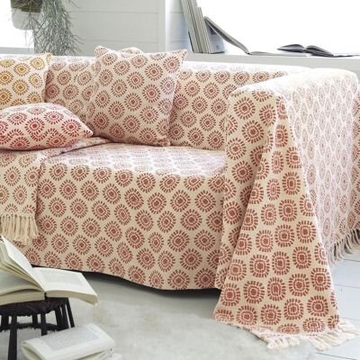 Becquet Lot de 2 Housses de Coussin imprimées coton tissu jacquard JC.EMPREINTE Rose poudré 40 x 40 cm unisex - Publicité Becquet Lot de 2 Housses de Coussin imprimées coton tissu jacquard JC.EMPREINTE Rose poudré 40 x 40 cm unisex - Publicité