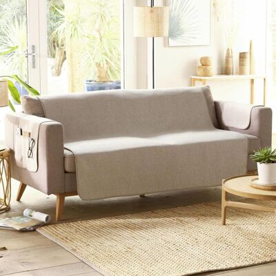 Becquet Protège canapé BOSQUE 100x200 beige 100 x 200 cm unisex - Publicité Becquet Protège canapé BOSQUE 100x200 beige 100 x 200 cm unisex - Publicité