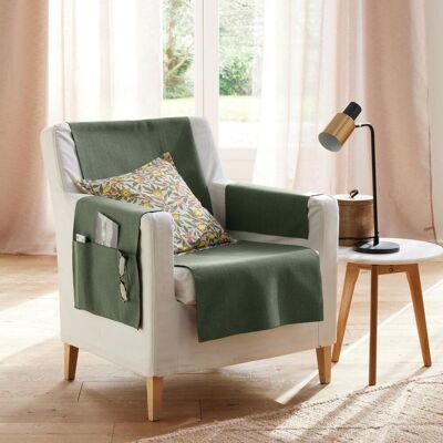 Becquet Protège fauteuil ECOGREEN 60x140 vert 60 x 140 cm unisex - Publicité Becquet Protège fauteuil ECOGREEN 60x140 vert 60 x 140 cm unisex - Publicité
