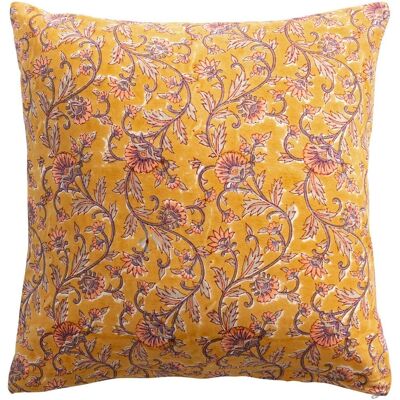 Becquet Coussin en coton jaune miel - INDI 30 x 50 cm unisex - Publicité Becquet Coussin en coton jaune miel - INDI 30 x 50 cm unisex - Publicité