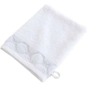 Becquet Gants de toilette blanc CERCLE en coton 21 x 15 cm unisex - Publicité Becquet Gants de toilette blanc CERCLE en coton 21 x 15 cm unisex - Publicité