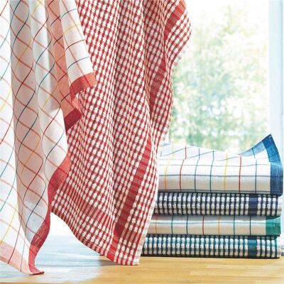 Becquet Lot de 12 torchons + essuie-mains à Carreaux Assortis 50x70 50 x 70 cm unisex - Publicité Becquet Lot de 12 torchons + essuie-mains à Carreaux Assortis 50x70 50 x 70 cm unisex - Publicité